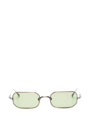 Matsuda rectangle-frame sunglasses - Gold