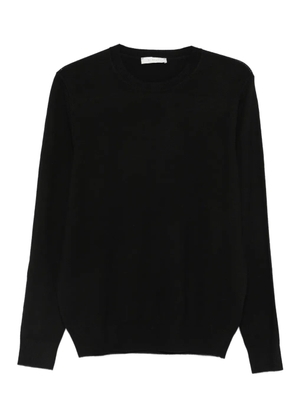 DIKTAT crew-neck long-sleeve sweater - Black