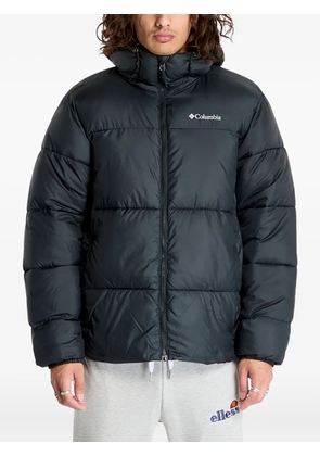 Columbia logo-print padded jacket - Black