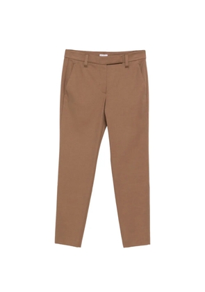 Brunello Cucinelli twill trousers - Brown