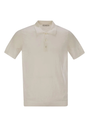 PT Torino button short-sleeve polo shirt - Neutrals