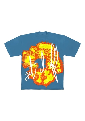 Denim Tears x Offset Set It Off #1 cotton T-shirt - Blue