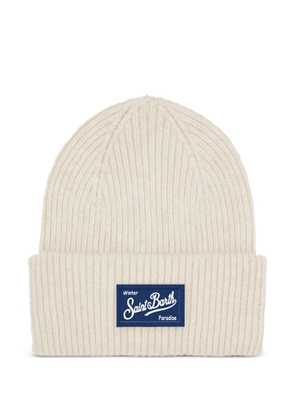 MC2 Saint Barth Berry ribbed beanie - Neutrals