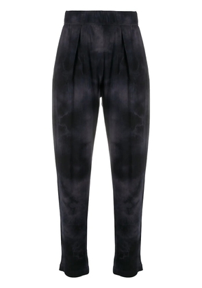 Raquel Allegra Easy tie-dye sweatpants - Black