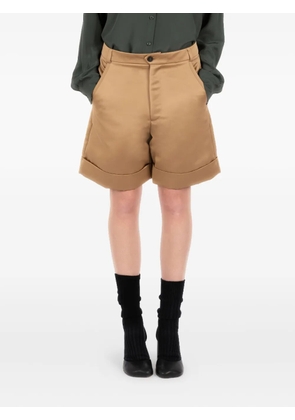 Société Anonyme Manu satin shorts - Neutrals