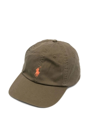 Polo Ralph Lauren logo embroidered cap - Brown