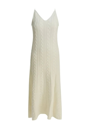 THELAURENT cable-knit midi dress - Neutrals