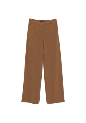 ETRO front-seam trousers - Brown