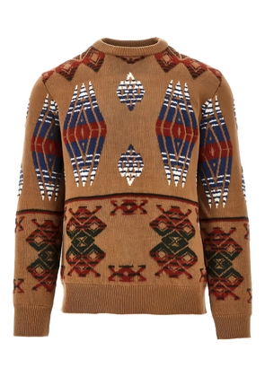 gallia patterned sweater - Brown