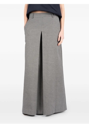 Société Anonyme Victoria front-slit maxi skirt - Grey