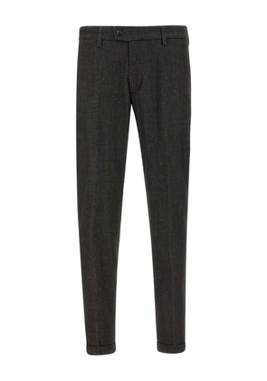 Re-Hash Mucha10 belt-loops turn-up trousers - Grey