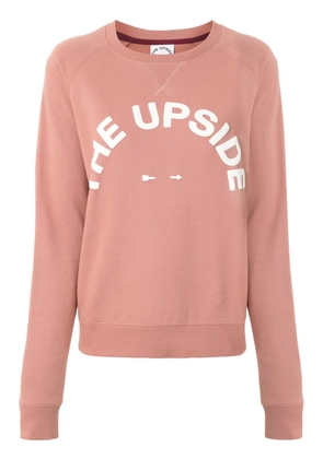 The Upside logo print sweatshirt - Pink