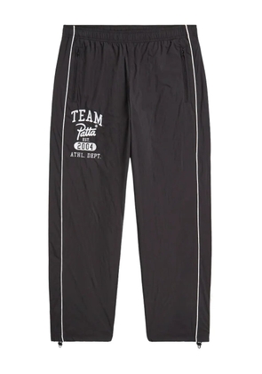 PATTA logo-embroidery pants - Black