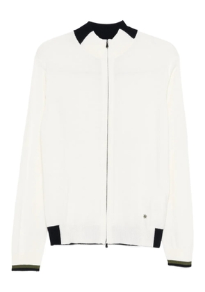 Manuel Ritz zip detail cardigan - Neutrals