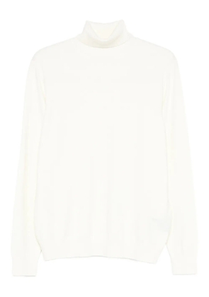 DIKTAT roll-neck sweater - White