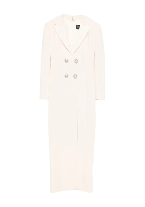 SIMONA CORSELLINI embellished split dress - Neutrals