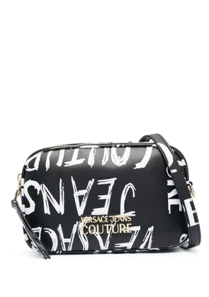 Versace Jeans Couture logo print crossbody bag - Black