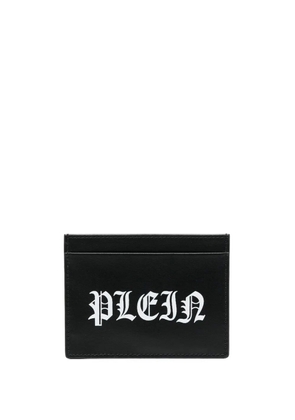 Philipp Plein logo print cardholder - Black