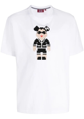Mostly Heard Rarely Seen 8-Bit graphic-print cotton T-shirt - White