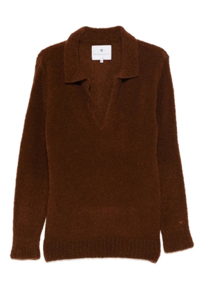 SEVEN GAUGE bouclé sweater - Brown