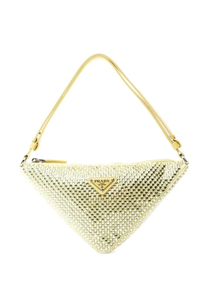 Prada Pre-Owned 2024-2025 triangle shoulder bag - Yellow