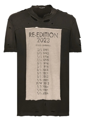 Dolce & Gabbana Re-Edition 2023 print T-shirt - Black