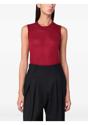6397 sleeveless top - Red