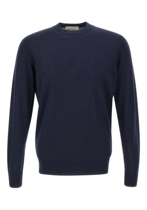 Filippo De Laurentiis ribbed crew-neck sweater - Blue
