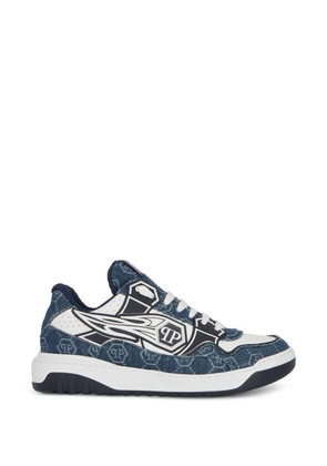 Philipp Plein Moonwalker lace-up sneakers - Blue