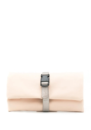 Sarah Chofakian foldover-top make-up bag - Neutrals