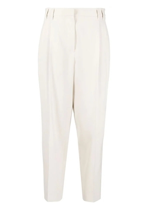 Brunello Cucinelli high-waisted tailored trousers - Neutrals