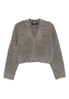 WRSTBHVR Kamilla V2 button embroidered cardigan - Grey