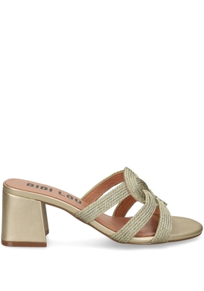 Bibi Lou 60mm Alia sandals - Gold