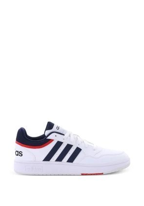 adidas Hoops 3.0 low stripes sneakers - White