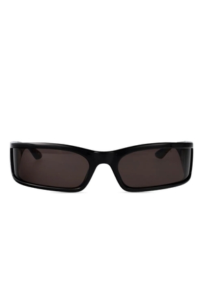 Balenciaga Eyewear rectangle-frame logo sunglasses - Black
