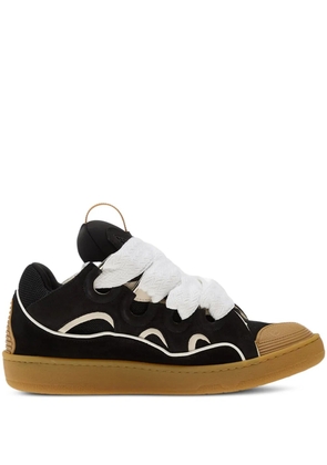 Lanvin curb lace-up sneakers - Black