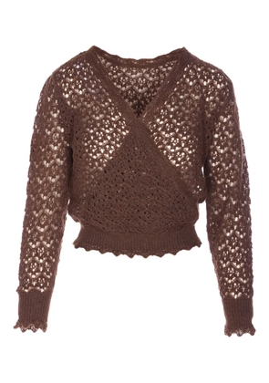 TWINSET long-sleeves sweater - Brown