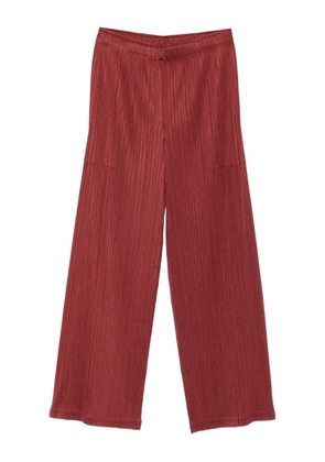 Pleats Please Issey Miyake pleated trousers - Brown