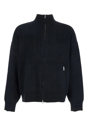 Represent zip-fastening long-sleeve cardigan - Black