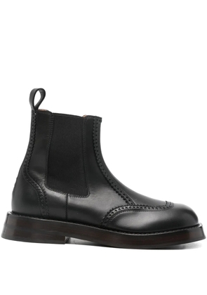 Alexander McQueen 30mm leather boots - Black
