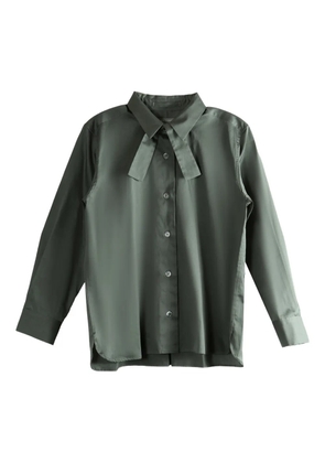Margaret Howell tie detail blouse - Green