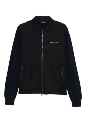 Herno zip-up collared jacket - Blue