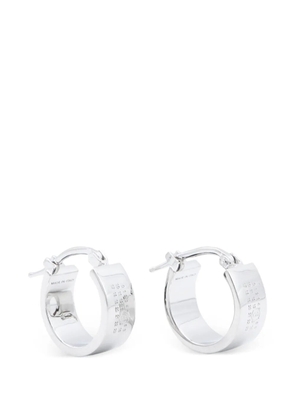 MM6 Maison Margiela polished bijoux earrings - Silver