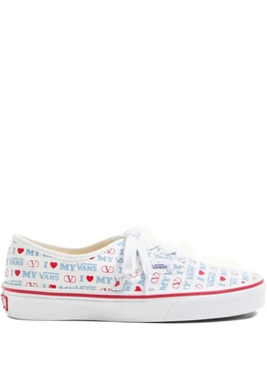 Vans x Valentino logo-print sneakers - White