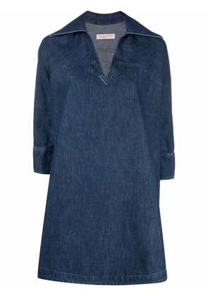 Valentino Garavani chambray kaftan - Blue