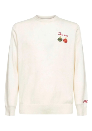 MC2 Saint Barth embroidered-details crew-neck sweater - Neutrals