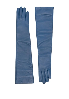 The Frankie Shop long leather gloves - Blue