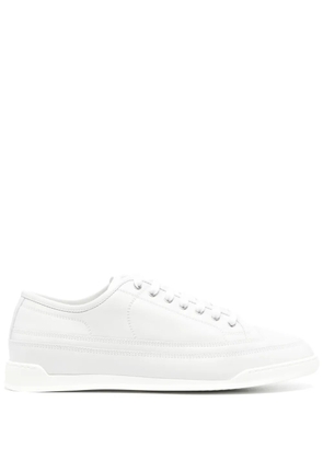 John Lobb Courrt leather sneakers - White