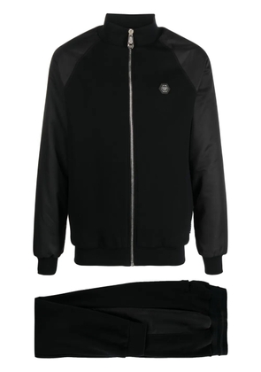 Philipp Plein logo-appliqué tracksuit - Black