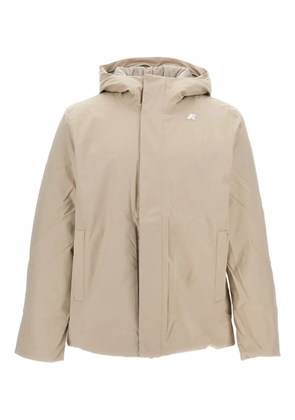 K-Way zip-fastening padded jacket - Neutrals